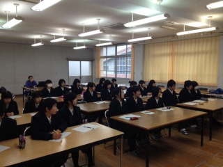 釜山市派遣職員が対馬高等学校にて講義　02月17日の画像2