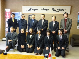 韓国釜慶大学校が水産大学校との学術交流の為下関を訪問　12月19日​の画像
