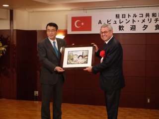 駐日トルコ大使がボルサン・クァルテットと共に下関市来訪　10月31日の画像1
