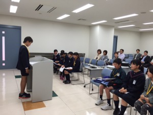 平成27年度下関市小学生韓国派遣研修　研修報告会の画像3