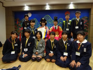 平成27年度下関市小学生韓国派遣研修　2015年10月13日の画像1