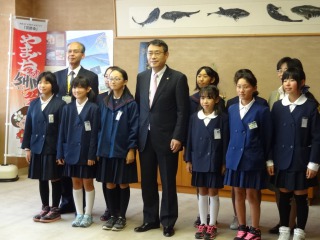 平成26年度下関市小学生韓国派遣研修結団式　2014年10月17日の画像2