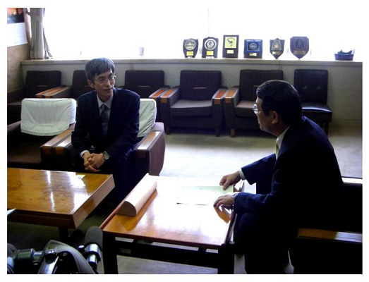 釜山広域市交換職員が着任挨拶　2009年11月17日の画像