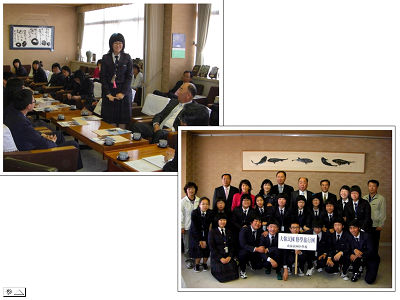 韓国尚州中学校一行が市長表敬　04月14日の画像
