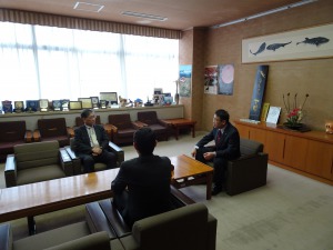 在青島日本国総領事が下関市を訪問　2月18日の画像1