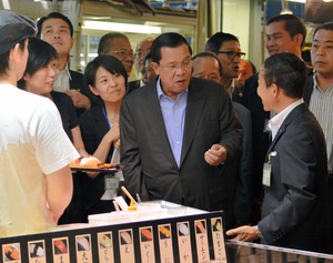 カンボジア王国フン・セン首相が下関市を訪問　07月05日の画像1