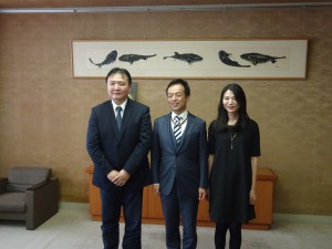 台湾から高雄市副市長が市長を表敬訪問の画像