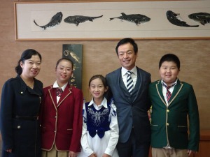 青島市上清路小学校訪日団が市長を表敬訪問の画像2