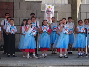 中国青島市より青少年文化芸術団が馬関まつりに参加の画像2