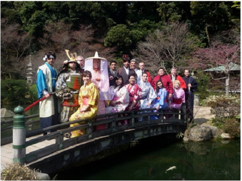 米国大学院生による日本研修旅行の画像