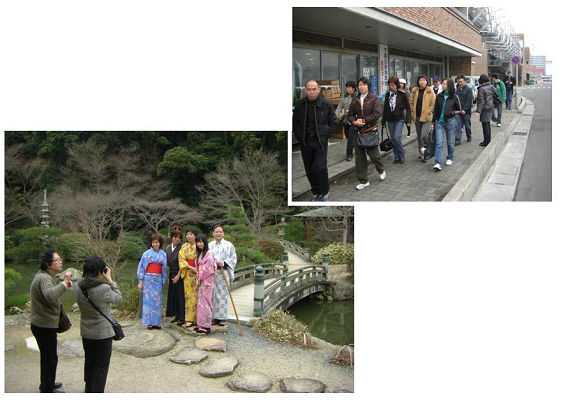 中国・広州からの団体観光客が下関を訪問の画像