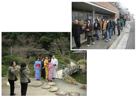 中国広州市から団体観光客が来訪の画像