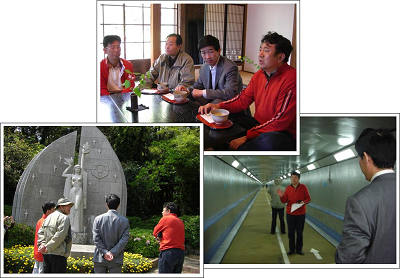 中国山東省から老人団体代表者が訪問の画像