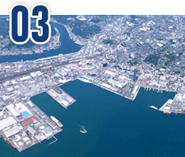 3.国際物流拠点・下関港のセールスポイントイメージ