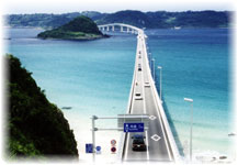 角島と角島大橋の画像