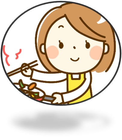 料理をする人
