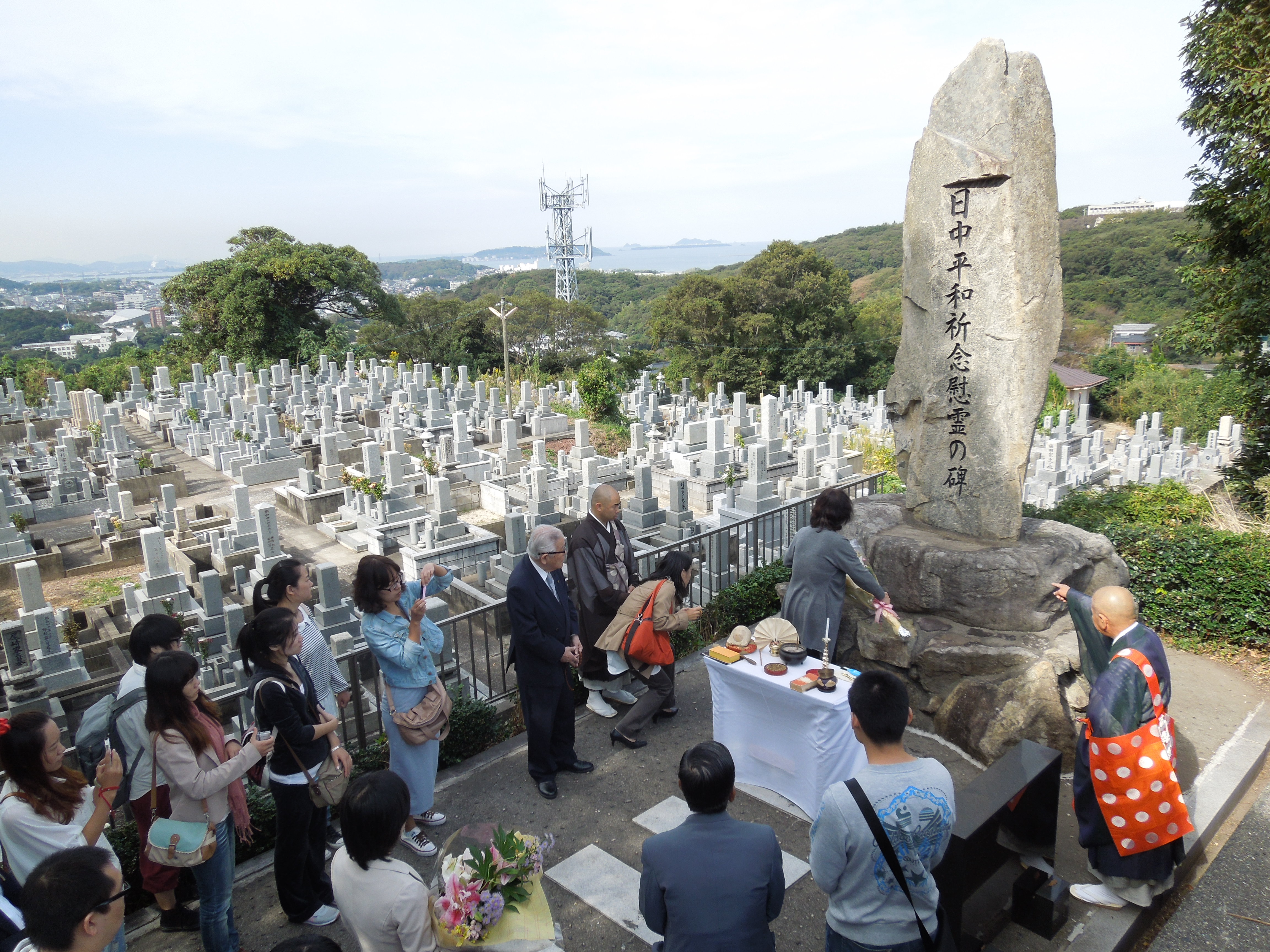 中国人留学生市内見学会（日中友好協会）