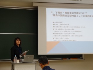 2013下関未来大学で国際交流員らが講師に　2013年09月06日の画像2