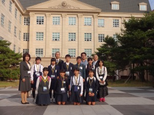 平成27年度下関市小学生韓国派遣研修　2015年10月13日の画像3