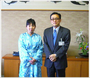 青年海外協力隊の森田さんが帰国報告　2008年02月08日の画像