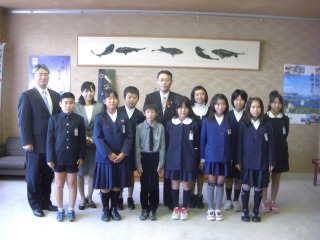 小学生韓国派遣研修結団式　2011年11月01日の画像