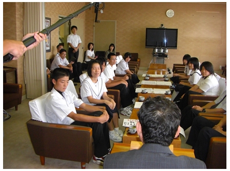 中学生米国派遣研修団帰国報告　2010年08月27日の画像