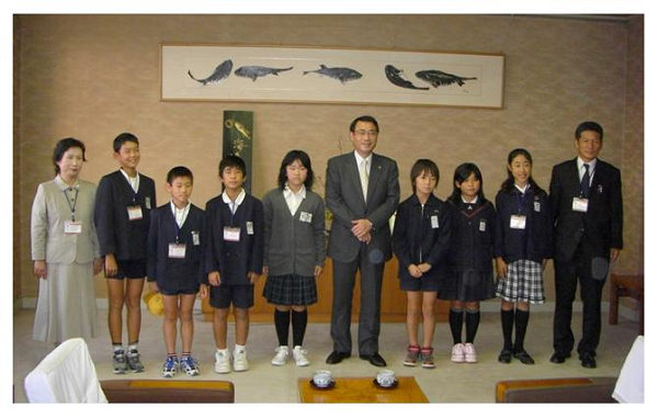 小学生中国派遣研修団結団式　2009年10月20日の画像
