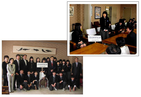 慶尚南道尚州中学校一行が下関市訪問　04月13日の画像