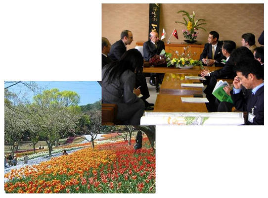 駐日トルコ大使が下関市を表敬訪問　04月02日の画像