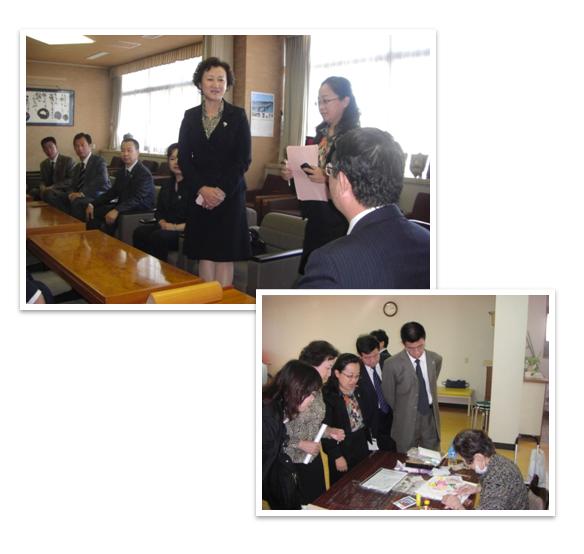 青島市人民代表大会委員が本市高齢者福祉施設を視察の画像