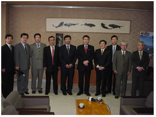 山東省人民政府代表団が市長を表敬　02月28日の画像