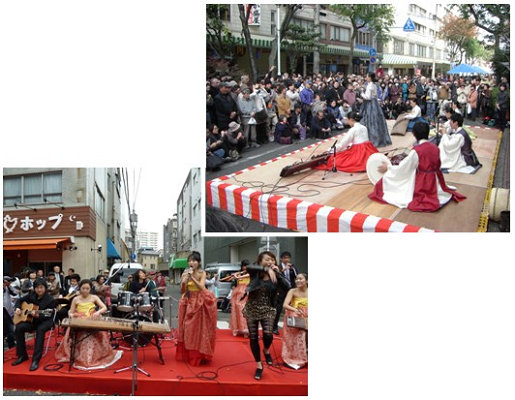 釜山の伝統音楽グループ「アビオ」がリトルプサンフェスタで公演　11月23日の画像
