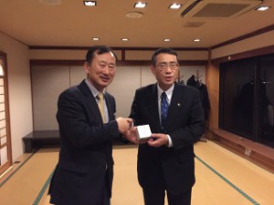 釜山外国語大学副総長が下関市を訪問　11月24日の画像1