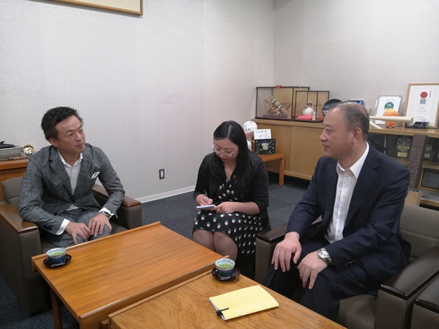 青島市人民政府外事弁公室主任の表敬訪問の画像1