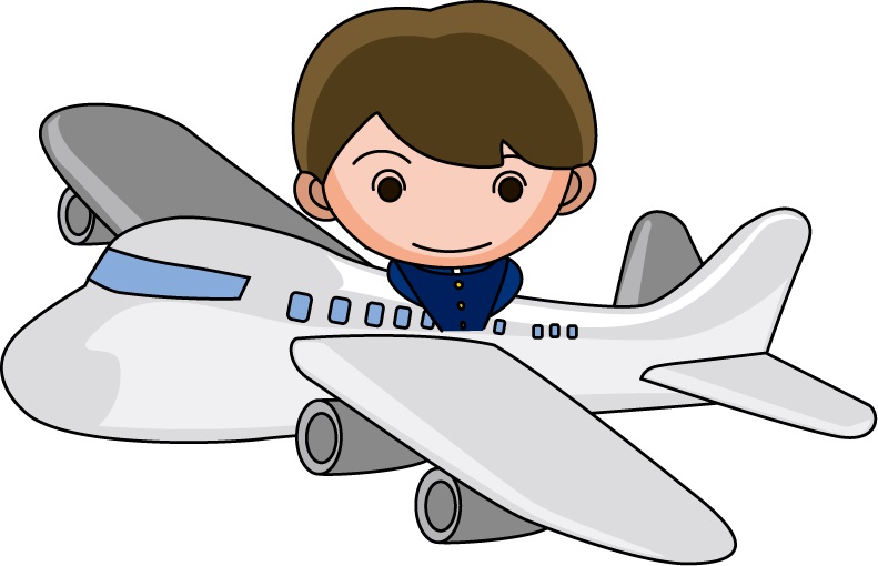 飛行機のイラスト