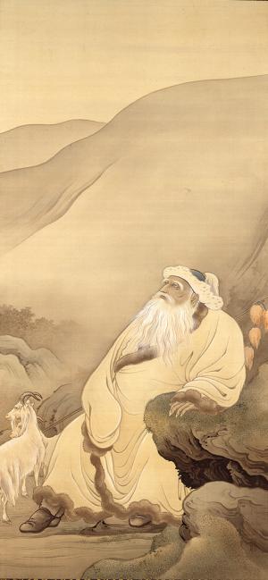 橋本雅邦《蘇武図》1898年