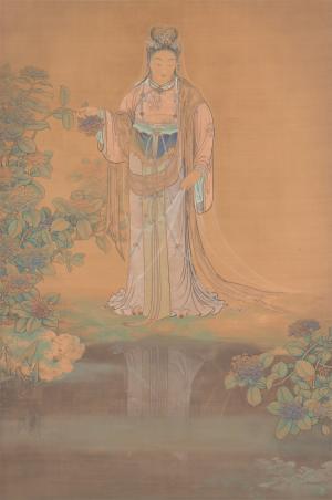 菱田春草《水鏡》1897年、東京藝術大学蔵