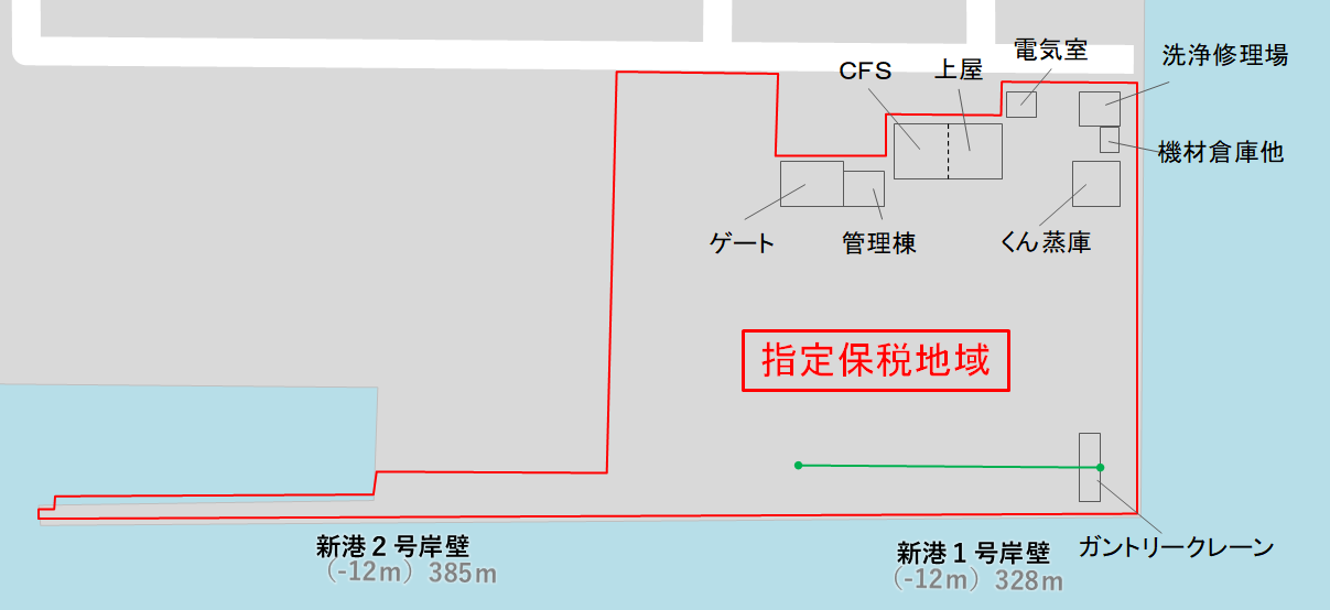 指定保税地区データ