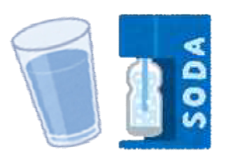水と炭酸水