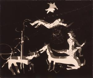 ​瑛九​《遭遇》1950年
