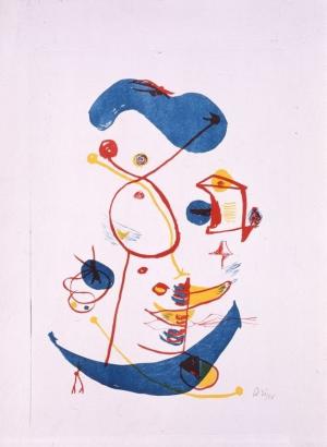 瑛九《海と少年》​