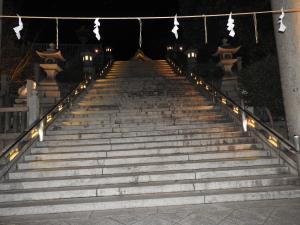 亀山八幡宮　階段