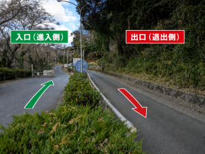 入口と出口について