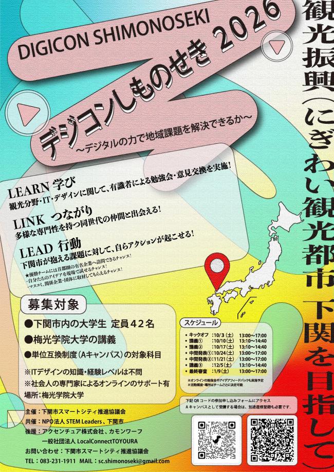 デジコンしものせきポスター