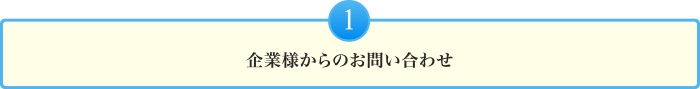 企業様からのお問い合わせ