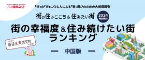 街の幸福度 ＆ 住み続けたい街ランキング２０２４