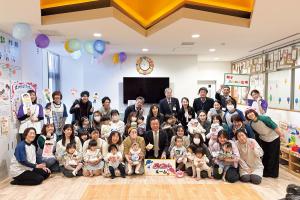 ぷくみんお披露目会の集合写真