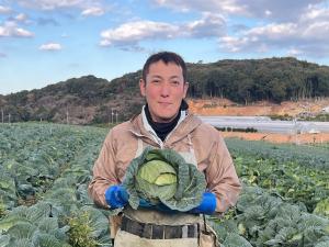 写真（キャベツ指導農業者）